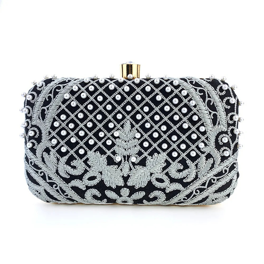 Embroidered Evening Clutch Bag - additional view 29