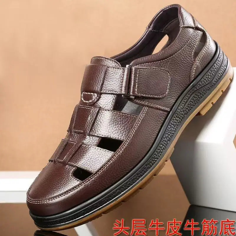 Men's Breathable Leather Shoes - additional view 23