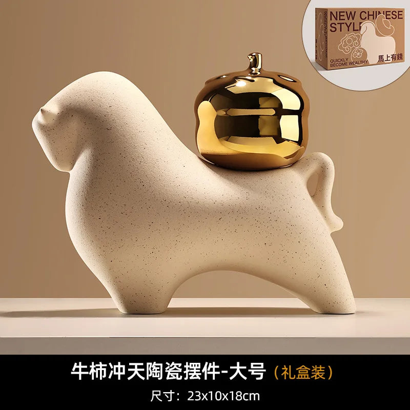 White Porcelain Animal Figurine - additional view 40