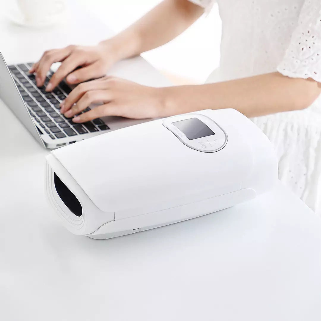 Cordless Heated Hand Massager with Air Compression Therapy