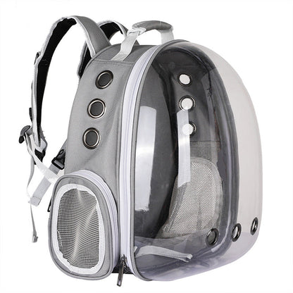 Expandable Pet Carrier Backpack with Clear Window for Cats & Dogs