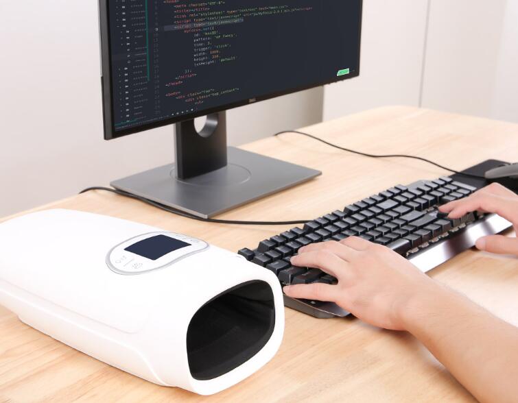 Cordless Heated Hand Massager with Air Compression Therapy