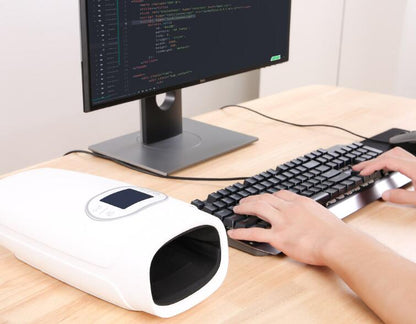 Cordless Heated Hand Massager with Air Compression Therapy