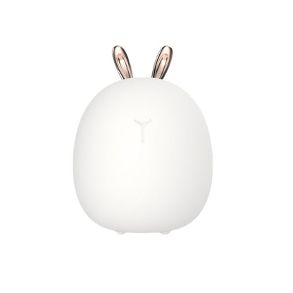 Cartoon Deer LED Night Light USB Rechargeable Silicone Bedside Lamp