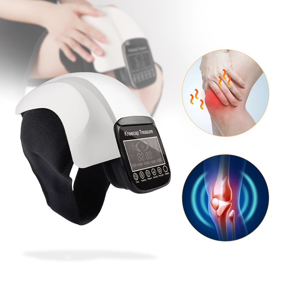 Electric Heated Knee Massager with Heat, Air Compression & Vibration