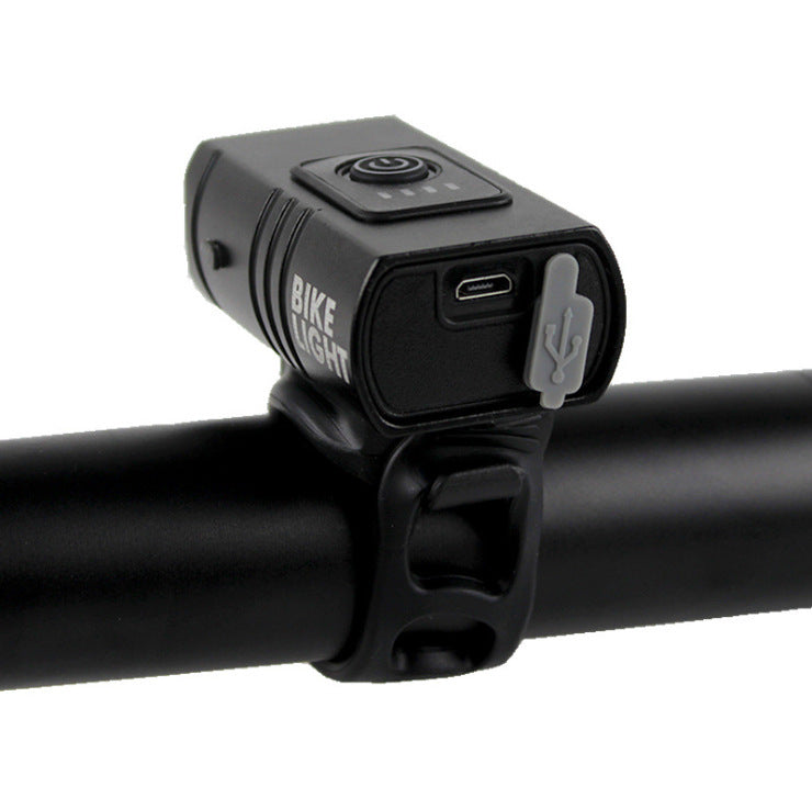 USB Rechargeable LED Bicycle Front Light Waterproof 6 Modes
