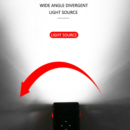 USB Rechargeable LED Bicycle Front Light Waterproof 6 Modes