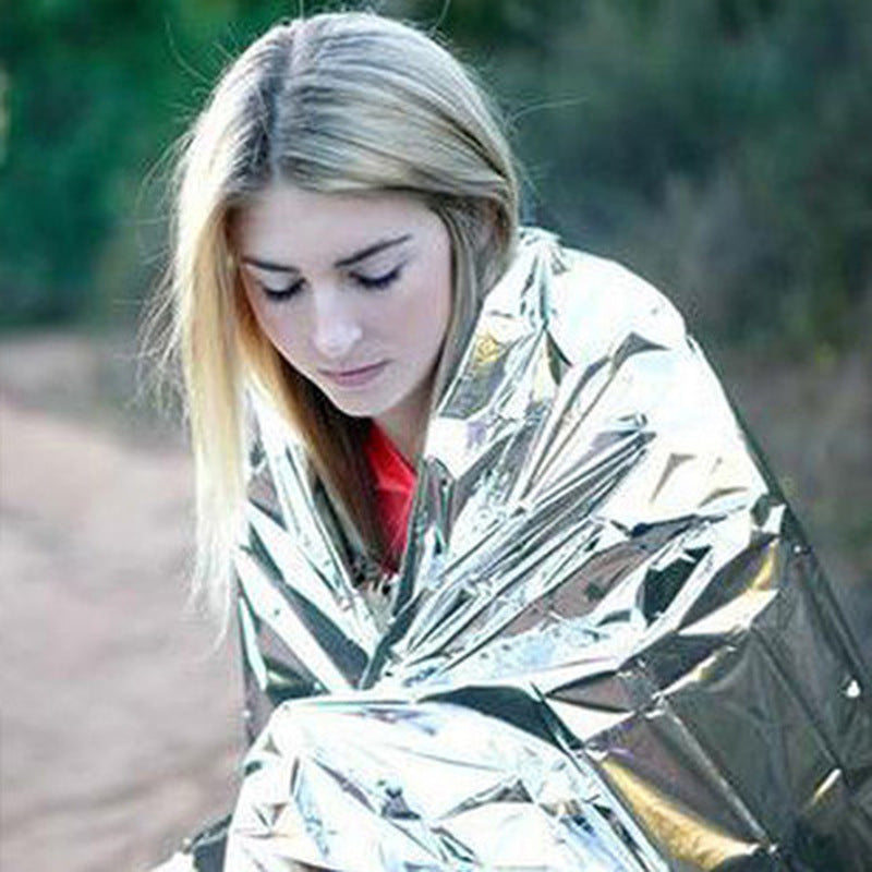 Emergency Thermal Survival Blanket Waterproof Mylar 130×210cm