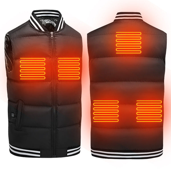 USB Electric Heated Vest with 3 Heat Levels for Outdoor Warmth