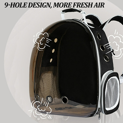 Expandable Pet Carrier Backpack with Clear Window for Cats & Dogs