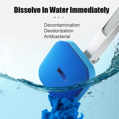 Wall Mounted Disposable Toilet Brush with Cleaning Refills Kit