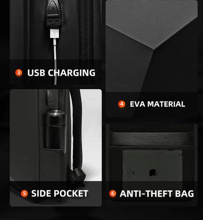 Anti Theft Business Laptop Backpack with USB & TSA Lock