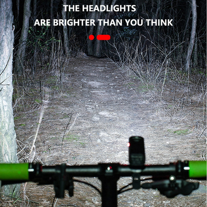 USB Rechargeable LED Bicycle Front Light Waterproof 6 Modes