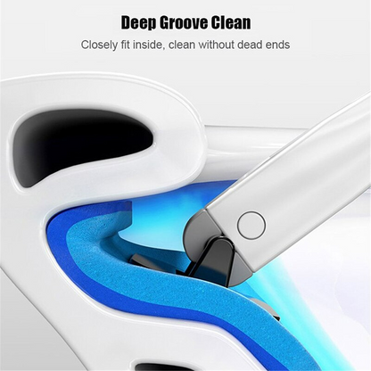 Wall Mounted Disposable Toilet Brush with Cleaning Refills Kit