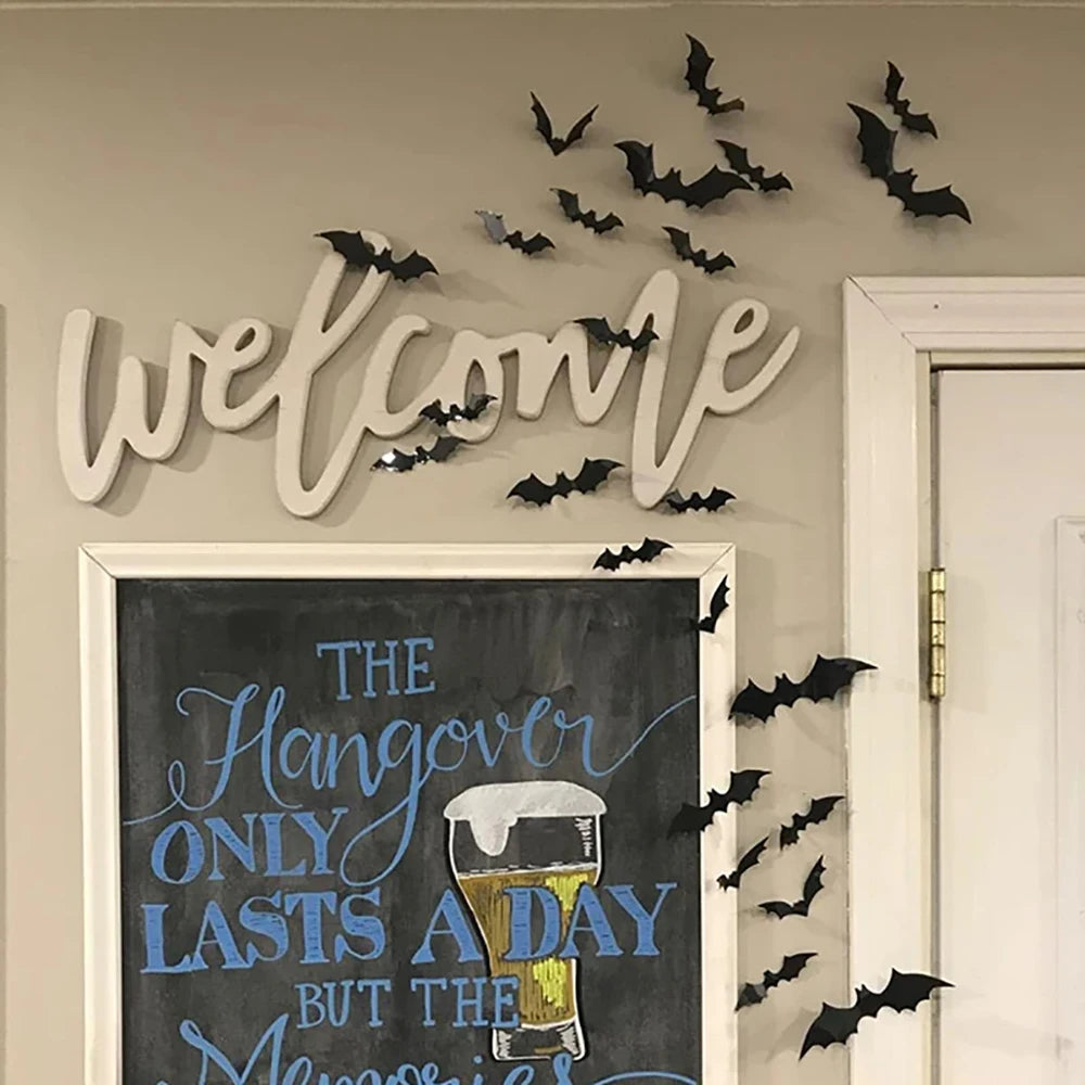 Halloween Bat Wall Decorations