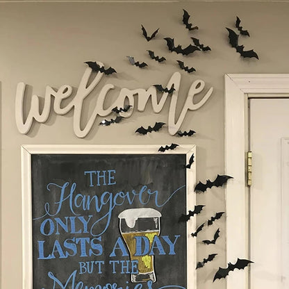 Halloween Bat Wall Decorations