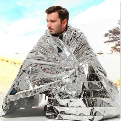 Emergency Thermal Survival Blanket Waterproof Mylar 130×210cm