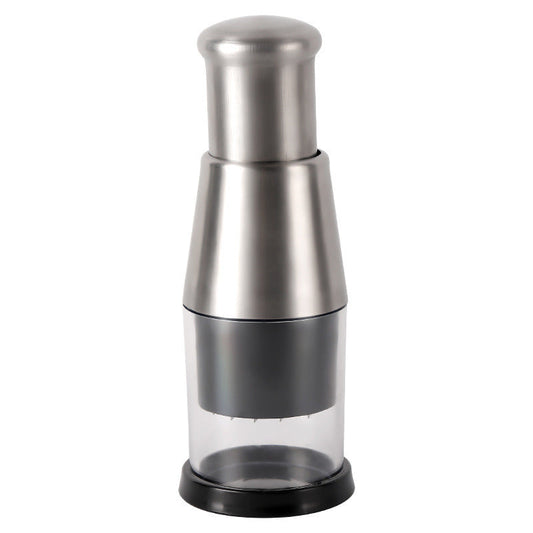 Manual Garlic Press & Vegetable Chopper Stainless Steel Crusher