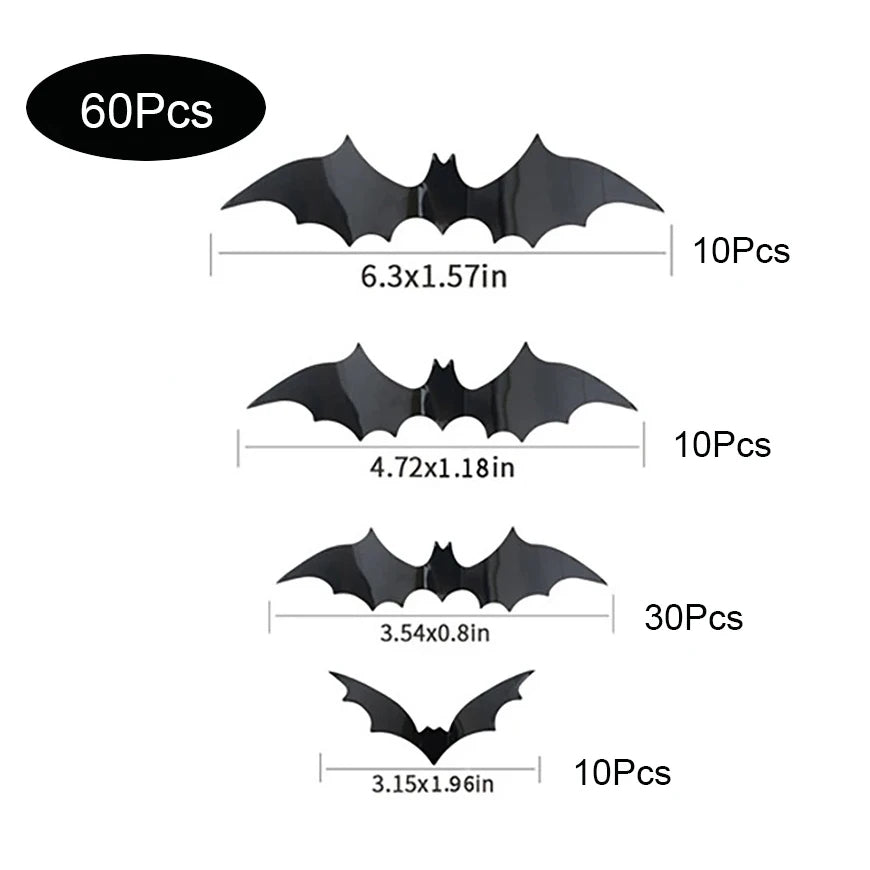 Halloween Bat Wall Decorations
