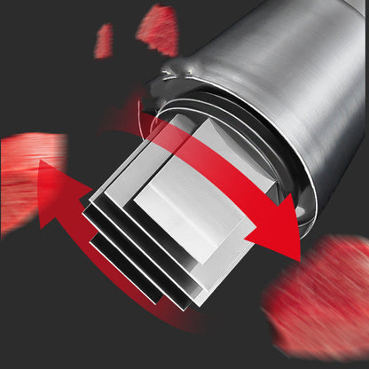 Manual Garlic Press & Vegetable Chopper Stainless Steel Crusher