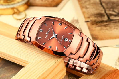 Men's Rectangle Quartz Dress Watch - what's included