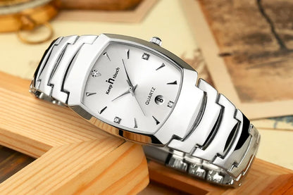 Men's Rectangle Quartz Dress Watch - additional view 9