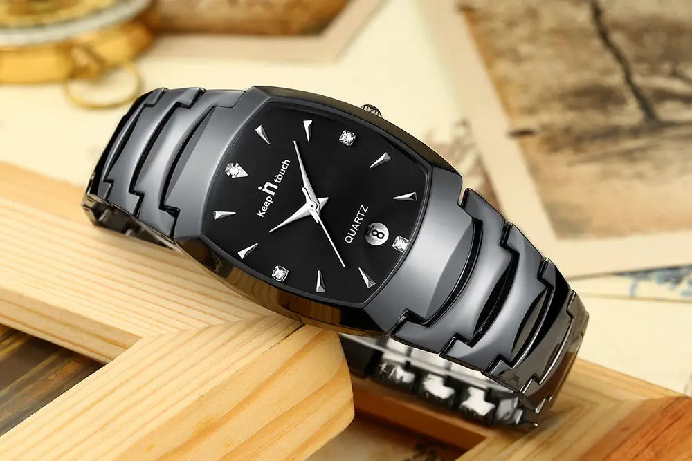Men's Rectangle Quartz Dress Watch - additional view 10