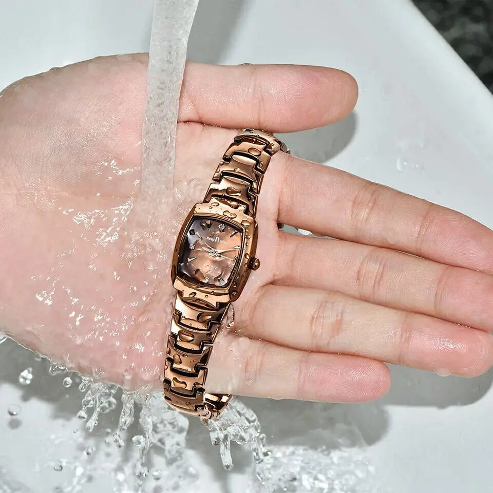 Men's Rectangle Quartz Dress Watch - size and specification details