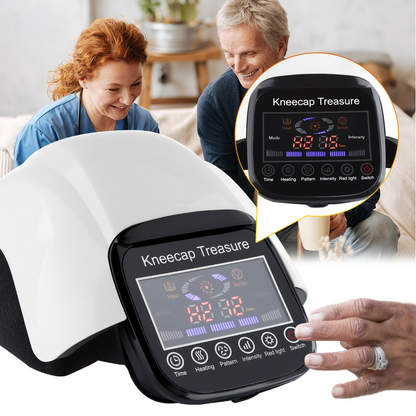 Electric Heated Knee Massager with Heat, Air Compression & Vibration