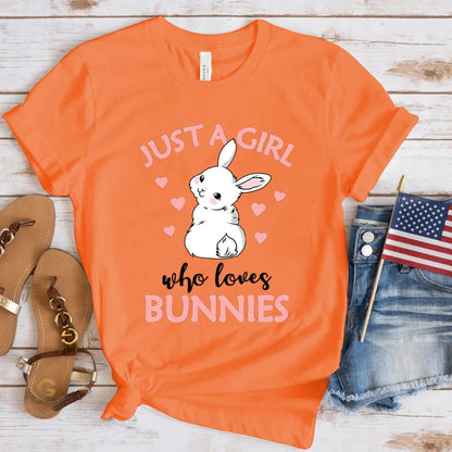 Just A Girl Who Loves Bunnies T-Shirt - additional view 15