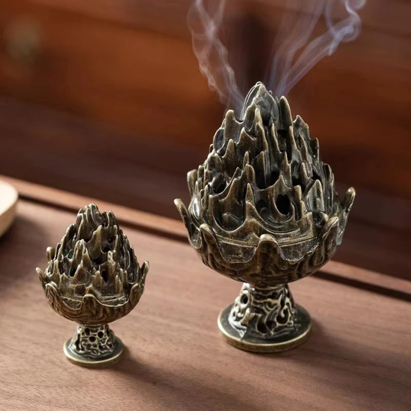 Mini Alloy Incense Holder - size and specification details