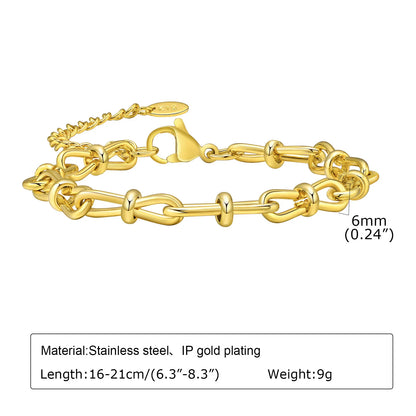 Gold Plated Chunky Chain Bracelet - additional view 22