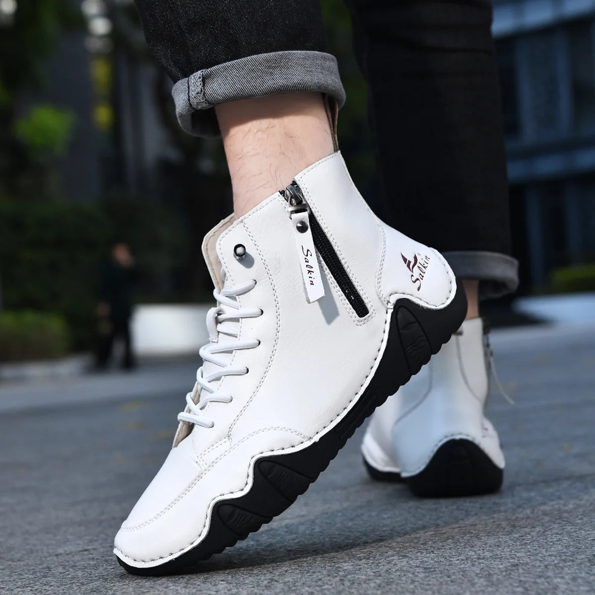 Men's Zip-Up Ankle Boots - additional view 20