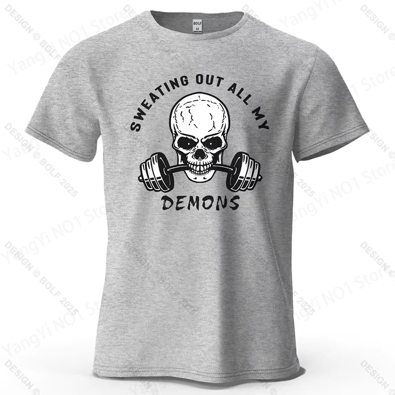 Skull Gym Graphic T-Shirt - additional view 13
