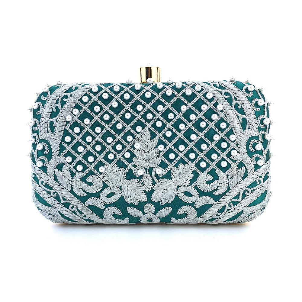 Embroidered Evening Clutch Bag - additional view 23