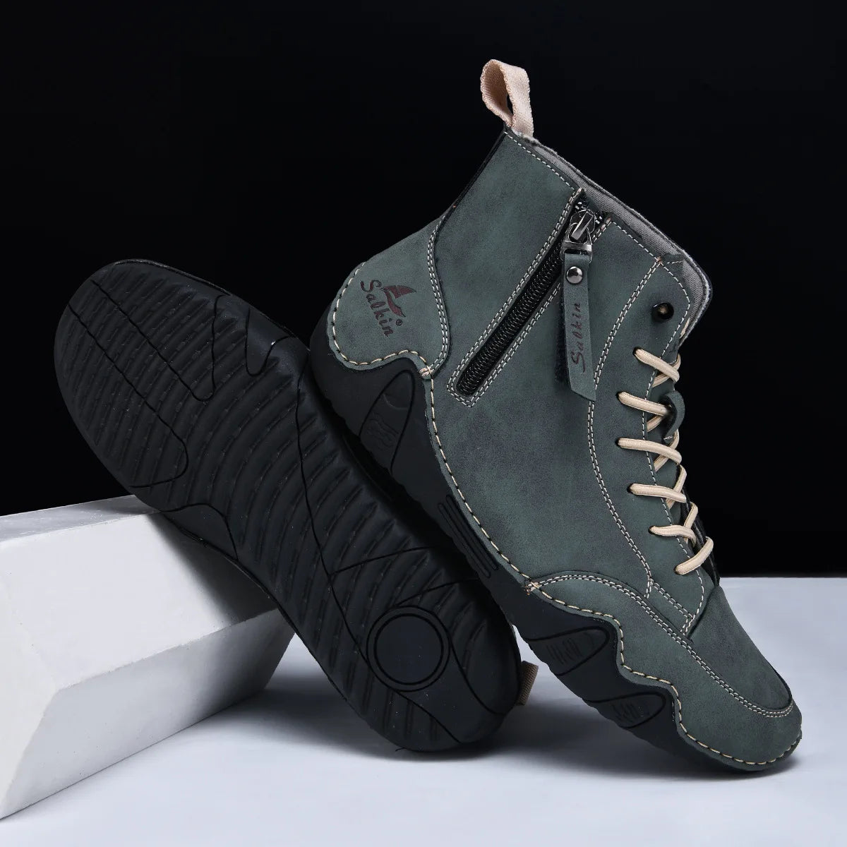 Men's Zip-Up Ankle Boots - additional view 36