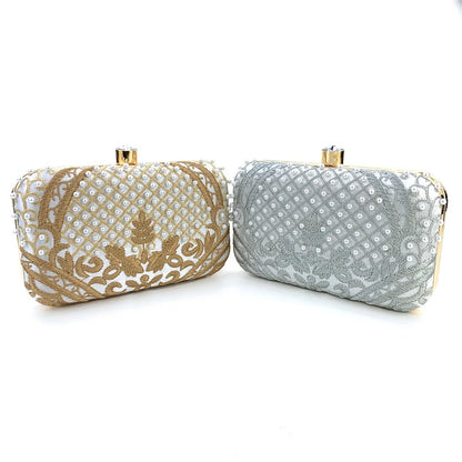 Embroidered Evening Clutch Bag - additional view 12