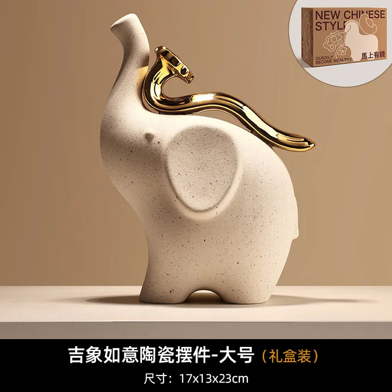 White Porcelain Animal Figurine - additional view 37