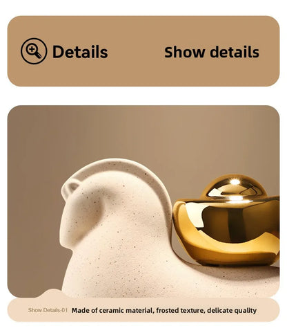 White Porcelain Animal Figurine - additional view 24