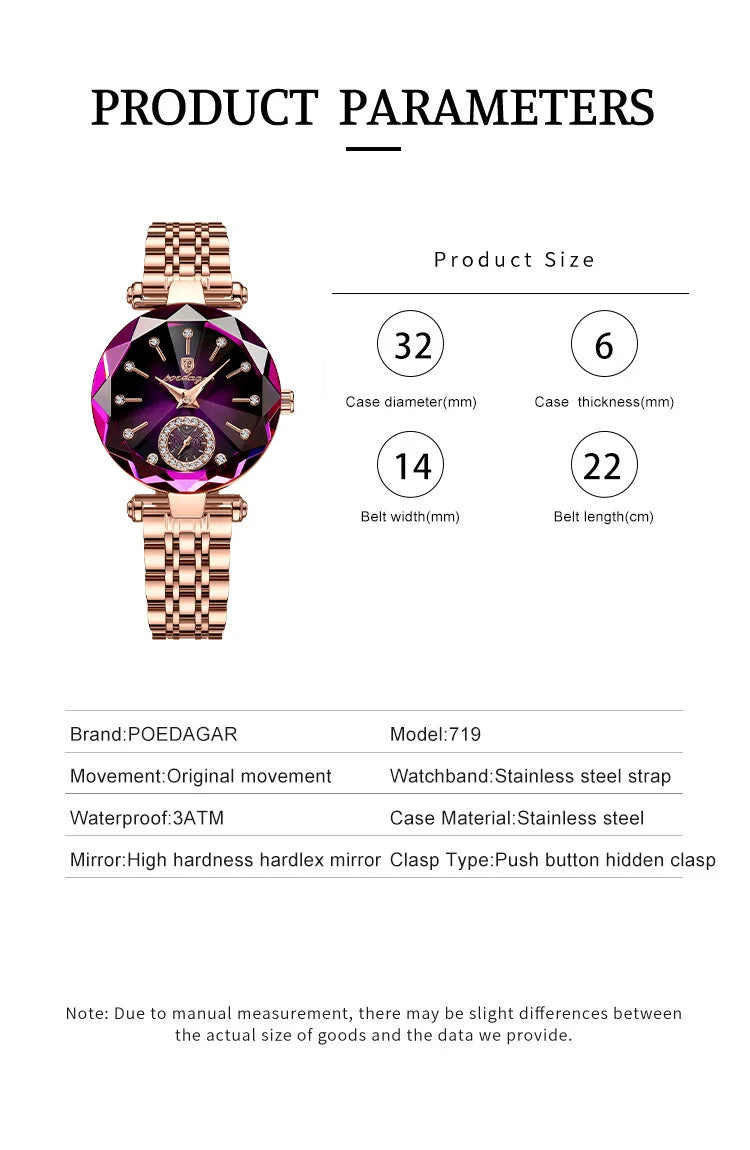 POEDAGAR Women's Quartz Watch - additional view 12