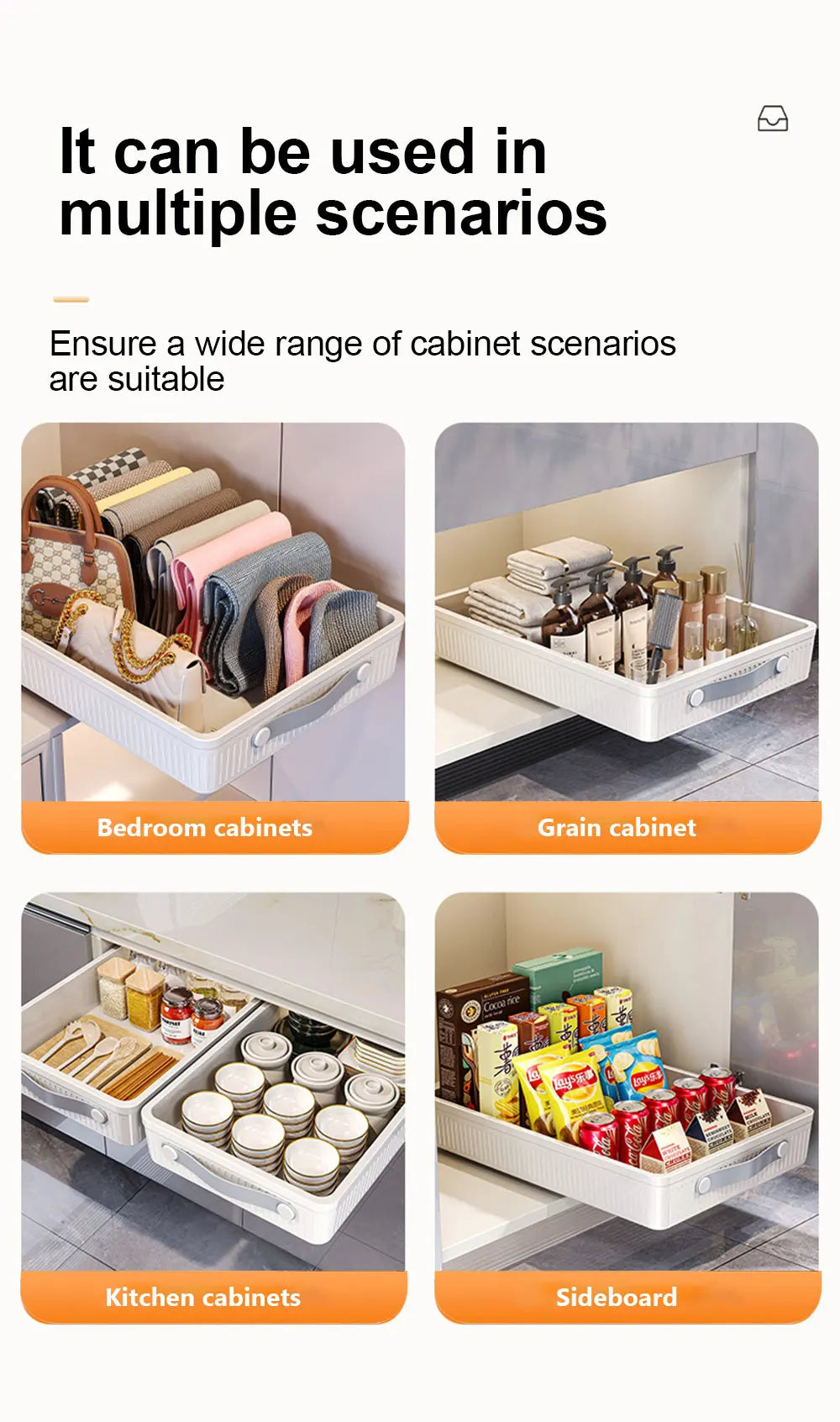 Pull-Out Cabinet Storage Tray - additional view 21