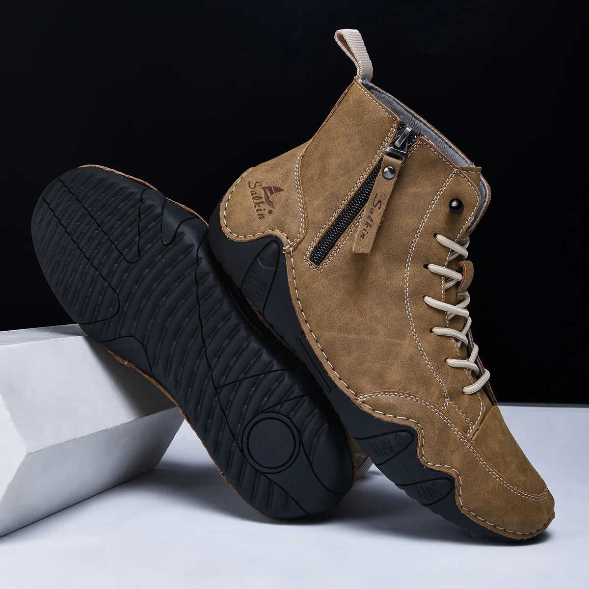 Men's Zip-Up Ankle Boots - additional view 15