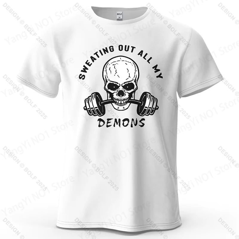 Skull Gym Graphic T-Shirt - additional view 15
