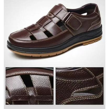 Men's Breathable Leather Shoes - additional view 12