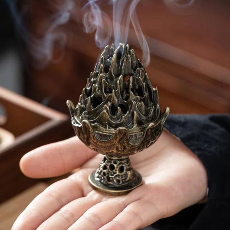 Mini Alloy Incense Holder - main product view