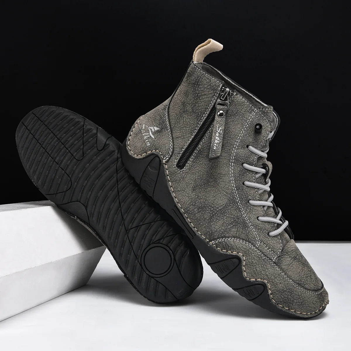 Men's Zip-Up Ankle Boots - additional view 38