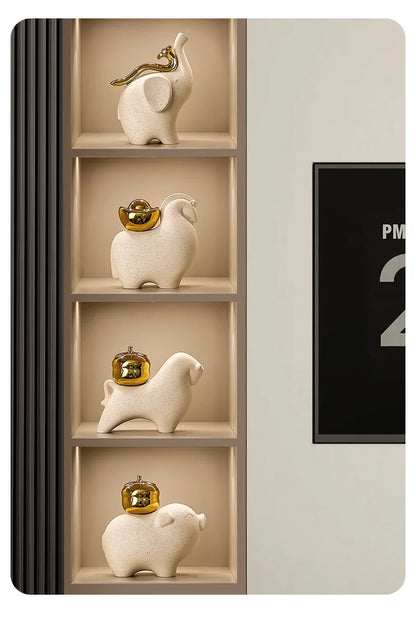 White Porcelain Animal Figurine - additional view 14