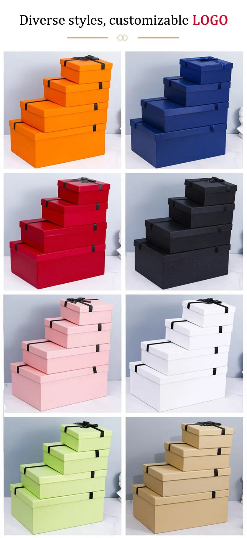 Rigid Paper Gift Box with Lid - what's included