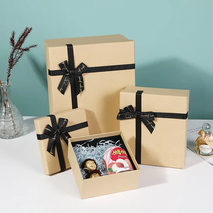 Rigid Paper Gift Box with Lid - in use