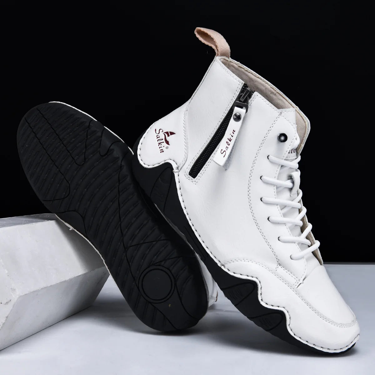 Men's Zip-Up Ankle Boots - additional view 22